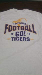 Boynton Beach High School Football T-Shirt (Front)